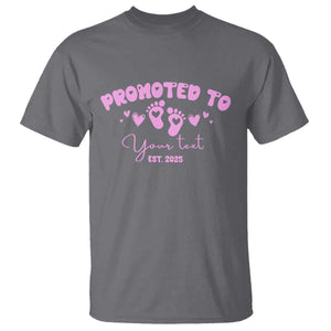 Personalized Gender Reveal T Shirt Custom Text Baby Girl Reveal Pink Family Matching TS10 Charcoal Print Your Wear