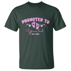 Personalized Gender Reveal T Shirt Custom Text Baby Girl Reveal Pink Family Matching TS10 Dark Forest Green Print Your Wear