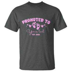 Personalized Gender Reveal T Shirt Custom Text Baby Girl Reveal Pink Family Matching TS10 Dark Heather Print Your Wear