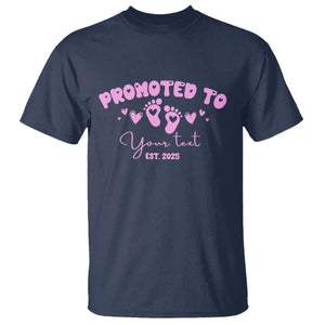 Personalized Gender Reveal T Shirt Custom Text Baby Girl Reveal Pink Family Matching TS10 Navy Print Your Wear