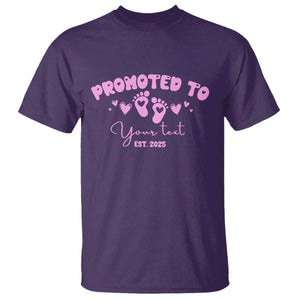 Personalized Gender Reveal T Shirt Custom Text Baby Girl Reveal Pink Family Matching TS10 Purple Print Your Wear