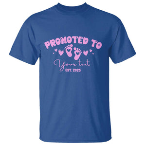 Personalized Gender Reveal T Shirt Custom Text Baby Girl Reveal Pink Family Matching TS10 Royal Blue Print Your Wear