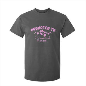 Personalized Gender Reveal T Shirt For Kid Custom Text Baby Girl Reveal Pink Family Matching TS10 Dark Heather Print Your Wear
