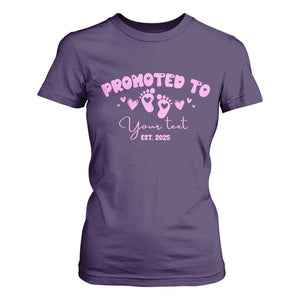 Personalized Gender Reveal T Shirt For Women Custom Text Baby Girl Reveal Pink Family Matching TS10 Purple Print Your Wear