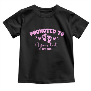 Personalized Gender Reveal Toddler T Shirt Custom Text Baby Girl Reveal Pink Family Matching TS10 Black Print Your Wear