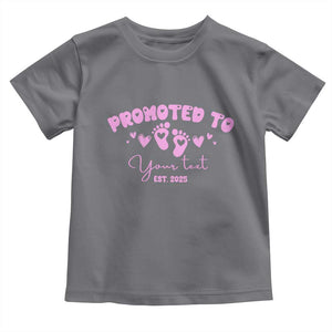 Personalized Gender Reveal Toddler T Shirt Custom Text Baby Girl Reveal Pink Family Matching TS10 Charcoal Print Your Wear