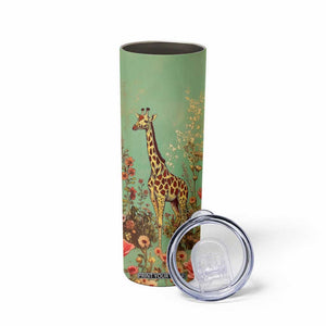 Personalized Giraffe Skinny Tumbler with Retro Style Illustration TS04 Print Your Wear