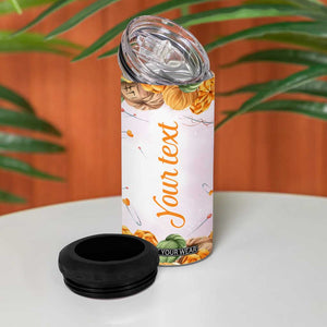 Personalized Knitting Hug 4 in 1 Can Cooler Tumbler with Cozy Craft Theme Design TS04 Print Your Wear