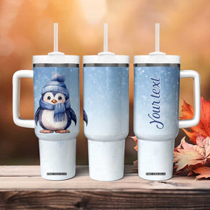 Personalized Lovely Penguin Tumbler With Handle with Adorable Design TS04 Print Your Wear