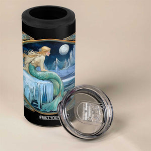 Personalized Mermaid 4 in 1 Can Cooler Tumbler with Retro Vintage Illustration Style TS04 Print Your Wear