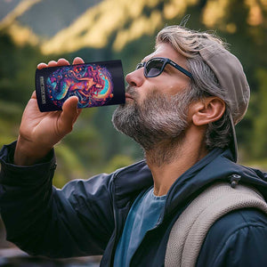 Personalized Mermaid Lover 4 in 1 Can Cooler Tumbler with Underwater Theme Illustration TS04 Print Your Wear