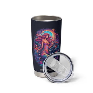 Personalized Mermaid Lover Tumbler Cup with Underwater Theme Illustration TS04 Print Your Wear