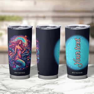 Personalized Mermaid Lover Tumbler Cup with Underwater Theme Illustration TS04 Print Your Wear