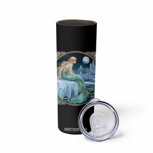 Personalized Mermaid Skinny Tumbler with Retro Vintage Illustration Style TS04 Print Your Wear