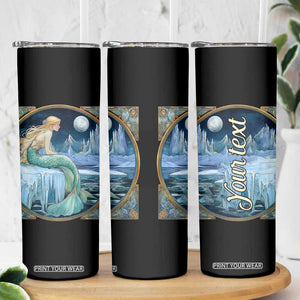 Personalized Mermaid Skinny Tumbler with Retro Vintage Illustration Style TS04 Print Your Wear