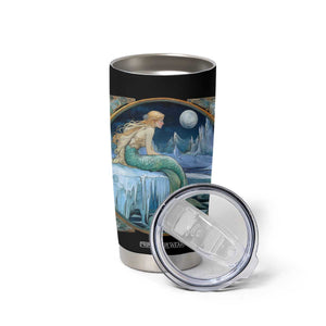 Personalized Mermaid Tumbler Cup with Retro Vintage Illustration Style TS04 Print Your Wear
