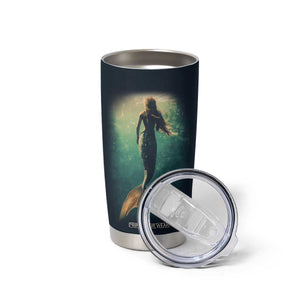 Personalized Mermaid Tumbler Cup with Vintage Artistic Theme TS04 Print Your Wear