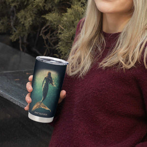 Personalized Mermaid Tumbler Cup with Vintage Artistic Theme TS04 Print Your Wear
