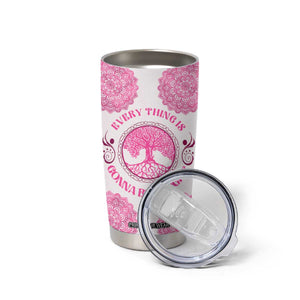 Personalized Pink Gnome Tumbler Cup with Whimsical Art Style TS04 Print Your Wear