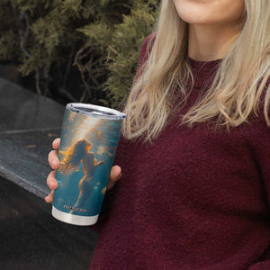 Personalized Retro Mermaid Tumbler Cup with Vintage Design Elements TS04 Print Your Wear
