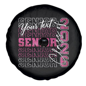 Personalized Senior 2026 Spare Tire Cover Custom Text Class Of 2026 Graduation Glitter Print TS11 Print Your Wear