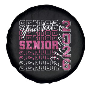 Personalized Senior 2026 Spare Tire Cover Custom Text Class Of 2026 Graduation Glitter Print TS11 Print Your Wear