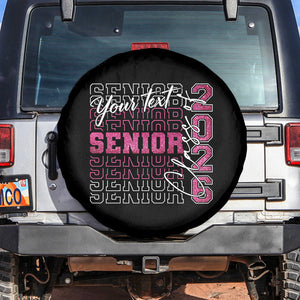 Personalized Senior 2026 Spare Tire Cover Custom Text Class Of 2026 Graduation Glitter Print TS11 No hole Black Print Your Wear