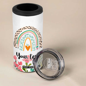 Personalized Teacher Message 4 in 1 Can Cooler Tumbler Teachers Plant Seeds That Grow Forever Design TS04 Print Your Wear