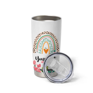 Personalized Teacher Message Tumbler Cup Teachers Plant Seeds That Grow Forever Design TS04 Print Your Wear