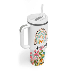 Personalized Teacher Message Tumbler With Handle Teachers Plant Seeds That Grow Forever Design TS04 Print Your Wear