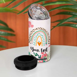 Personalized Teacher Quote 4 in 1 Can Cooler Tumbler Teachers Plant Seeds That Grow Forever TS04 Print Your Wear