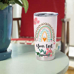 Personalized Teacher Quote Tumbler Cup Teachers Plant Seeds That Grow Forever TS04 Print Your Wear