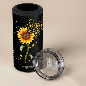 Personalized Turtle Quote 4 in 1 Can Cooler Tumbler Not All Who Wander Are Lost Design TS04 Print Your Wear