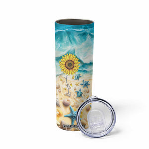 Personalized Turtle Skinny Tumbler with Artistic Oceanic Theme Design TS04 Print Your Wear