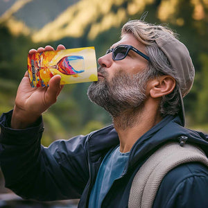 Personalized Wine Glass 4 in 1 Can Cooler Tumbler with Artistic Painting Style TS04 Print Your Wear