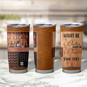 Personalized Wine Love Quote Tumbler Cup with Romantic Wine Theme TS04 Print Your Wear