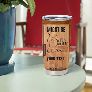 Personalized Wine Love Quote Tumbler Cup with Romantic Wine Theme TS04 Print Your Wear