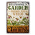 Personalized Metal Sign Bee Garden Pardon The Weeds CTM One Size 24x18 inch (60.96x45.72 cm) Custom - Printyourwear