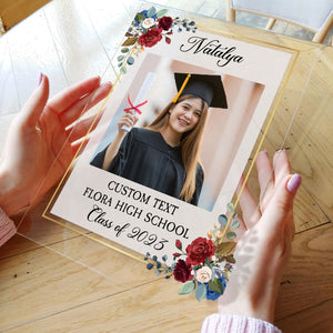 Graduation Ceremony Personalized Graduation Celebration Acrylic Plaque Version 2 Gift For Graduation, Students, Daughters, Sons, Friends CTM Custom - Printyourwear
