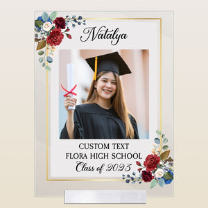 Graduation Ceremony Personalized Graduation Celebration Acrylic Plaque Version 2 Gift For Graduation, Students, Daughters, Sons, Friends CTM Custom - Printyourwear