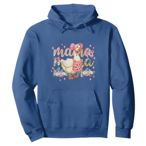 Pink Floral Mama Goose Hoodie Retro Botanical Mom Mothers Day TS02 Royal Blue Print Your Wear