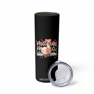 Pink Floral Mama Goose Skinny Tumbler Retro Botanical Mom Mothers Day TS02 Print Your Wear