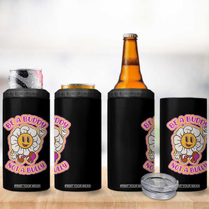 Pink Shirt Day 4 in 1 Can Cooler Tumbler Be A Buddy Not A Bully Anti Bullying Funny Wordplay TS02 Print Your Wear