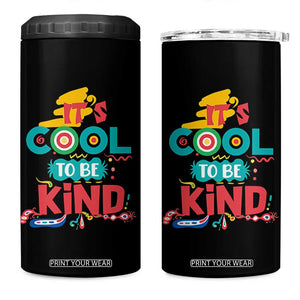 Pink Shirt Day 4 in 1 Can Cooler Tumbler It's Cool To Be Kind Anti Bullying Choose Kindness TS02 One Size: 16 oz Black Print Your Wear