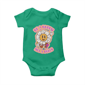Pink Shirt Day Baby Onesie Be A Buddy Not A Bully Anti Bullying Funny Wordplay TS02 Irish Green Print Your Wear