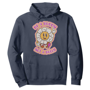 Pink Shirt Day Hoodie Be A Buddy Not A Bully Anti Bullying Funny Wordplay TS02 Navy Print Your Wear