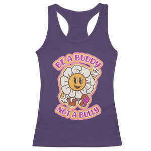 Pink Shirt Day Racerback Tank Top Be A Buddy Not A Bully Anti Bullying Funny Wordplay TS02 Purple Print Your Wear