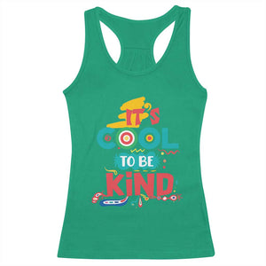 Pink Shirt Day Racerback Tank Top It's Cool To Be Kind Anti Bullying Choose Kindness TS02 Irish Green Print Your Wear