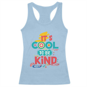 Pink Shirt Day Racerback Tank Top It's Cool To Be Kind Anti Bullying Choose Kindness TS02 Light Blue Print Your Wear