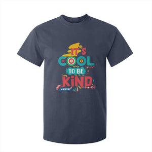 Pink Shirt Day T Shirt For Kid It's Cool To Be Kind Anti Bullying Choose Kindness TS02 Navy Print Your Wear
